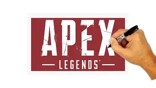 How to draw apex legends logo -  APEX LEGEND DRAWING TUTORIAL