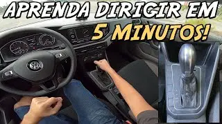 LEARN TO DRIVE AN AUTOMATIC CAR IN 5 MINUTES! STEP BY STEP!