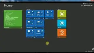 Epicor ERP Interface Walkthrough - Epicor E10 - Navigation