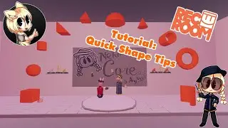 Rec Room Tutorial: Quick Shape Tips!  (Feat. Amy) - READ DESCRIPTION