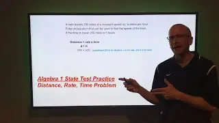 Distance, Rate, Time Problem