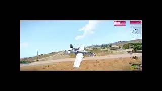 The most crazy jet landing