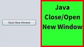 Java - How To Close Window And Open Another Using Java NetBeans [ with source code ]