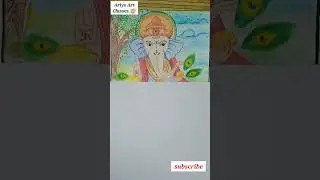 Ganpati drawing#ganpati bappa moriya #shorts
