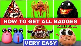 New - How to get all Badges in POU MORPHS | Roblox
