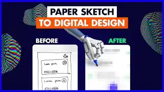 AI Generates Digital Designs from Paper Sketches  - Unexpected Result