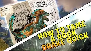 HOW TO TAME A ROCK DRAKE IN 30 MINUTES! - ARK SURVIVAL EVOLVED ABERRATION DLC! #7