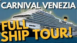 Carnival Venezia Full Ship Tour, 2023 Review & BEST Spots of Carnival's Newest Cruise Ship