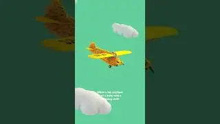Furry airplane - Cinema 4D Animation with Hair Silmulation