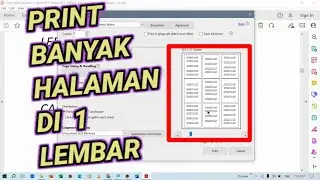 Cara Menyatukan Banyak Halaman PDF Menjadi Satu Lembar Saat di Print (Menyatukan 6 / 9 / 16 / Lebih)