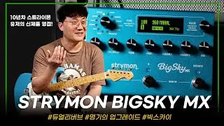 구관이 명관!! 빅스카이의 화려한 변신 Strymon Bigsky MX #투데이스기어 #이펙터리뷰 #리버브 #스트라이몬