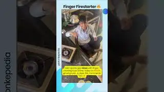 Finger Firestarter 🔥| #didyouknow  #facts #shorts #ytshorts #InternetBuzz #GasStoveMagic #viral