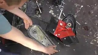 How to remove the gearbox on a Shtenli 7000 Expert cultivator