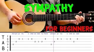 SYMPATHY | Easy guitar melody lesson for beginners (with tabs) - Rare Bird