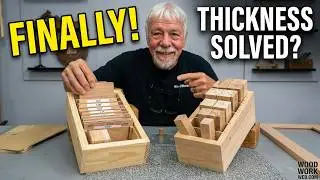 * NEW* Precise Woodworking with Thickness & Leg Planning Jigs, So Easy