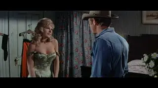 Steve McQueen and Joanna Moore. Sexy Scene. (Nevada Smith 1966)