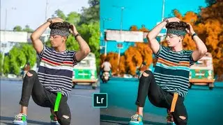Lightroom Moody Orange And blue  preset||