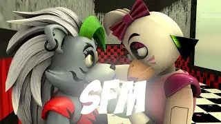 Roxy and Chica Kiss [FNAFSB/SFM]