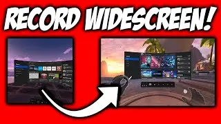 How To Record Oculus 2 Gameplay in Widescreen & BETTER Quality 🔥| Record Fullscreen on Quest 2