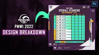7A Quality 1st Copy 🤣 | PMWI 2022 Points Table + Schedule Design Full Breakdown | Free Templates