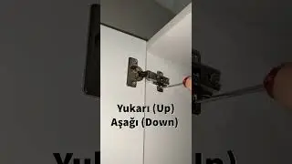 Dolap Kapağı Nasıl Ayarlanır? Dolap Menteşe Ayarı Yapma
