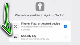 New Roblox Security Key Update (iOS Mobile)