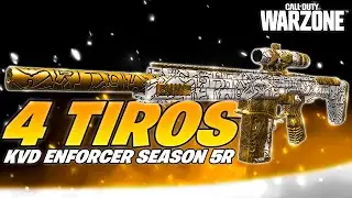 *4 TIROS* A KVD ENFORCER DELETA NA REBIRTH ISLAND!! | CLASSE KVD ENFORCER WARZONE