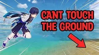 Getting Across Teyvat Without Touching The Ground | Genshin Impact No Grass Challenge