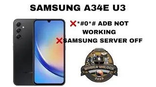 SAMSUNG A34 (A346E U3) Bypass FRP