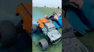 Nitro Truck Drives Over Me👍🏻 HPI Savage Stunt Best Clip