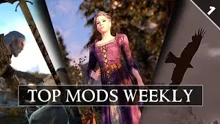 Top 5 Mods Weekly: NEW Weapons, Animations and MORE! (Skyrim XBOX)