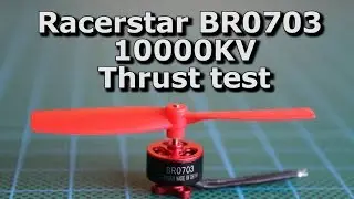 Racerstar BR0703 10000kv thrust test