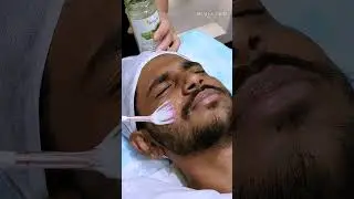 Crystal Dermalux Facial#headandfaceunisexsalonkochi #shorts #facial #beauty #skincare