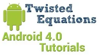 Android 4.0 Tutorials - 9. Menus Part 2