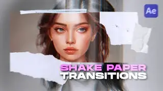 Shake Paper | after effects video transitions