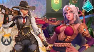 Overwatch & Paladins crossover. Ashe & Lian. Outta Looms