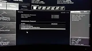 Fix: secure boot option missing on MSI click bios 5 for battlefield 6 & valorant 