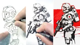 Character Design: Pen Sketch and Photoshop DEMO
