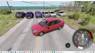 Обзор лада гранты на BeamNG.Лада Гранта обзор.Мод Лада Гранта.