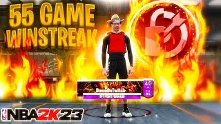 MY HIGHEST 1v1 WINSTREAK on MY 3PT POINT FORWARD BUILD on NBA 2K23! (CRAZY ENDING)
