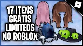 COMO PEGAR 2 CABELOS GRÁTIS + 15 ITENS GRÁTIS LIMITEDS AGORA NO ROBLOX