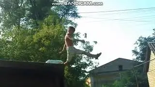 не удачный прыжок асасина с приколами