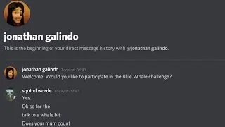 so i baited jonathan galindo.... [THE FAKE BLUE WHALE CHALLENGE]