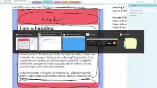 HTML and CSS - one column layout