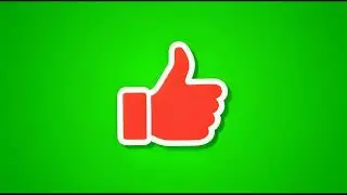 Thumbs Up Like Icon Animation Green Screen Effect | FX Green Screen | No Copyright | Free Download