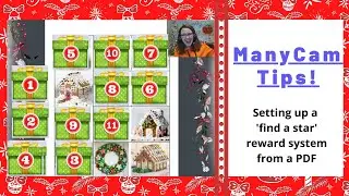 ManyCam Tips for Virtual Teaching - setting up a 'find a star game' with a PDF