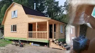 Дом баня из бруса 6х9 м под ключ новострой дом.ру