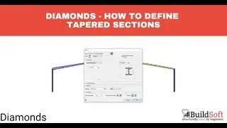 Diamonds - How to define tapered sections