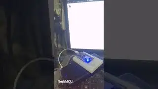 Basic Wi-fi control with NodeMCU, as directed by the Arduino Project Hub.