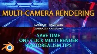 Render multiple cameras to image files in Blender